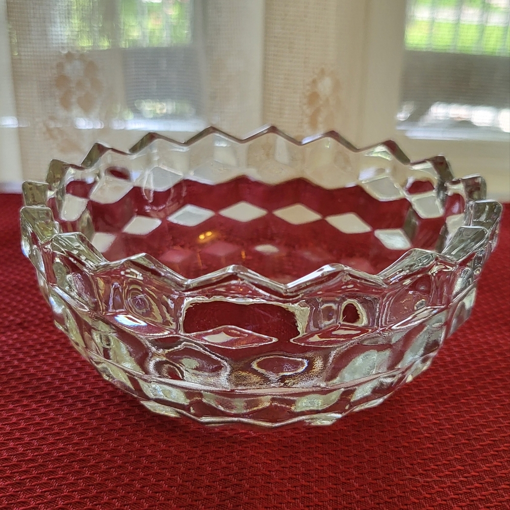 Vintage Elegant Fostoria Hurricane Lamp Chimney Holder